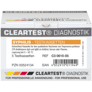 SYPHILIS Cleartest Testkassette Vollblut